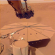 One of InSight's dust-covered solar panels.